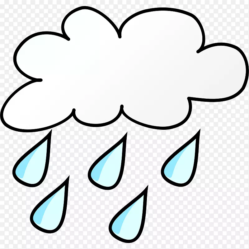 天气雨季剪贴画天气符号图片