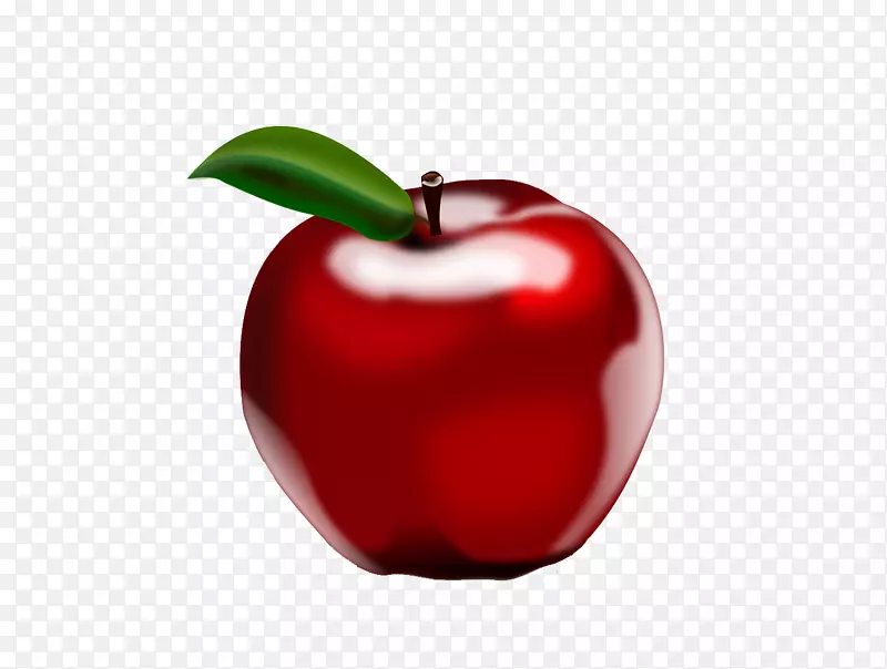 苹果醋水果插图-新鲜大苹果