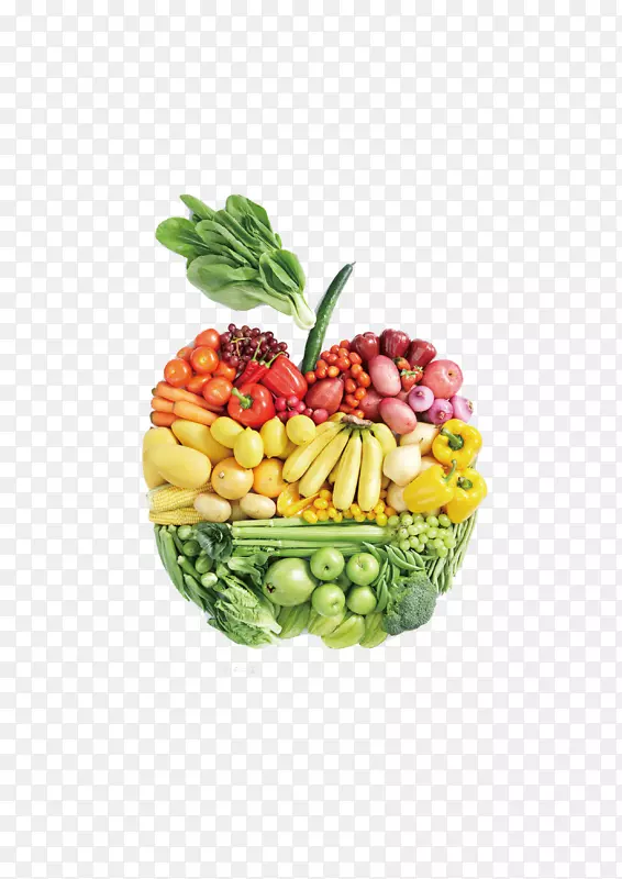 有机食品本地食品膳食保健食品由水果和蔬菜组成的苹果
