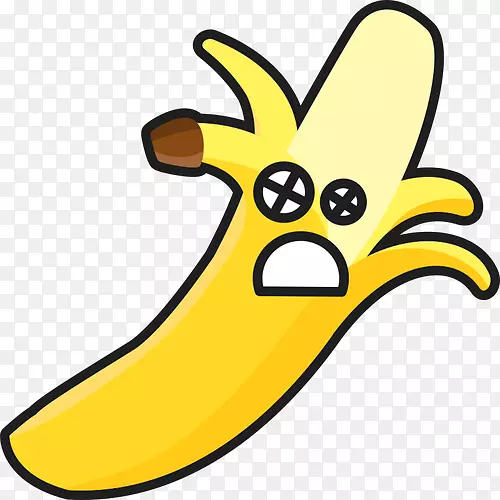 香蕉皮圣代剪贴画