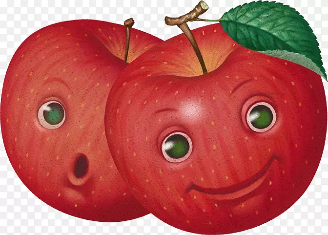 苹果画红苹果创意