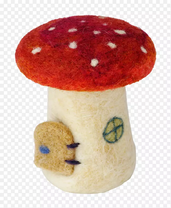 蘑菇化学元素插图.手用蘑菇小装饰元素