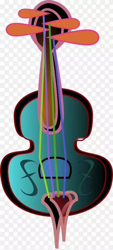 小提琴中提琴弦乐器剪辑艺术免费钢琴剪贴画