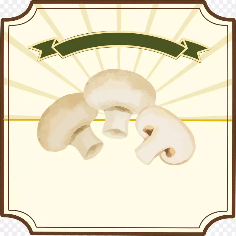 黄蘑菇徽章