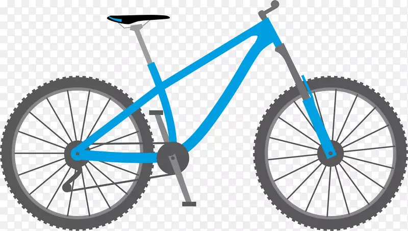 斯科特运动山地车电动自行车硬尾自行车蓝色悬崖