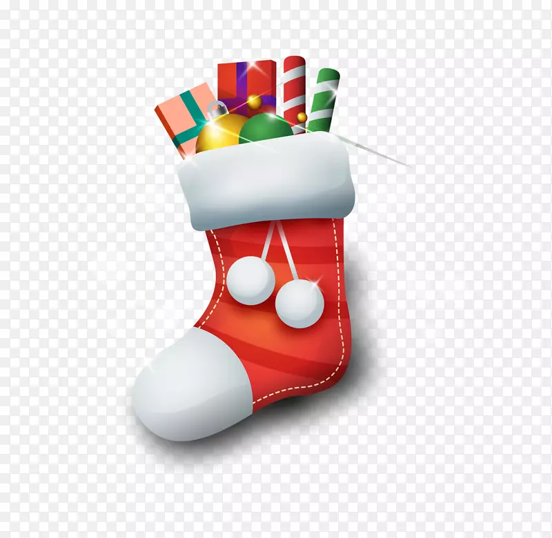 圣诞老人圣诞长袜礼物袜子卡通圣诞袜