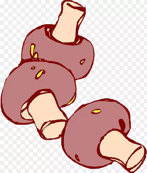 蘑菇动画剪贴画-蘑菇，可爱，卡通，色彩