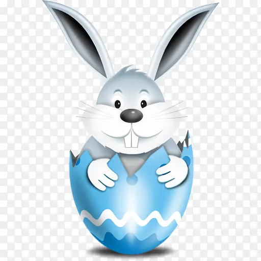 复活节兔子蛋红色复活节彩蛋复活节兔子PNG透明图片