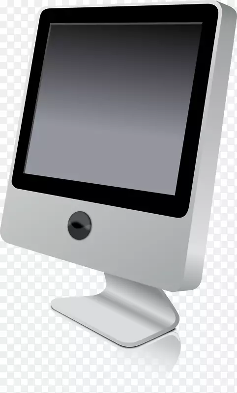 Macintosh笔记本电脑苹果剪贴画-银色实验室剪贴画