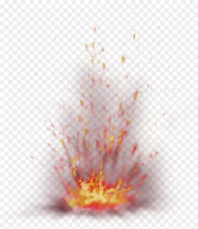 轻火爆炸-红色新鲜火焰效应元件