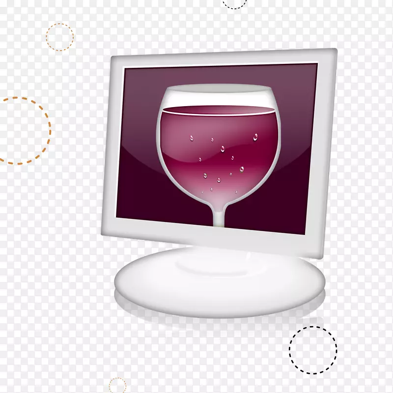 红葡萄酒计算机模拟白白计算机模型