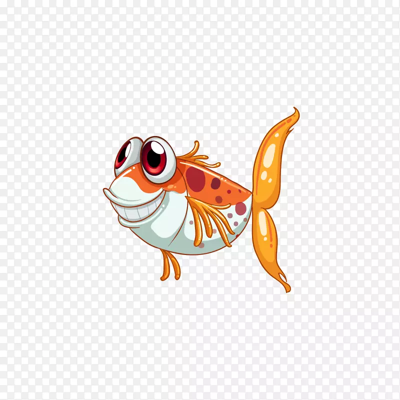 鱼摄影插图-红白鱼