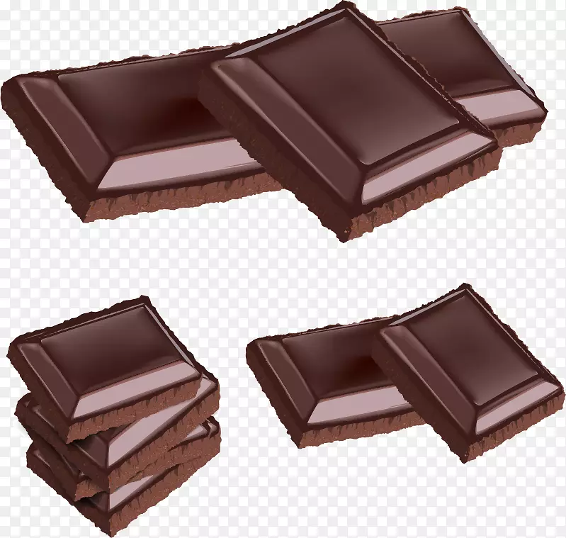 巧克力棒食品插图.巧克力块