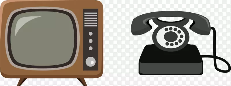 电话家庭和商务电话.电话电视PNG元件