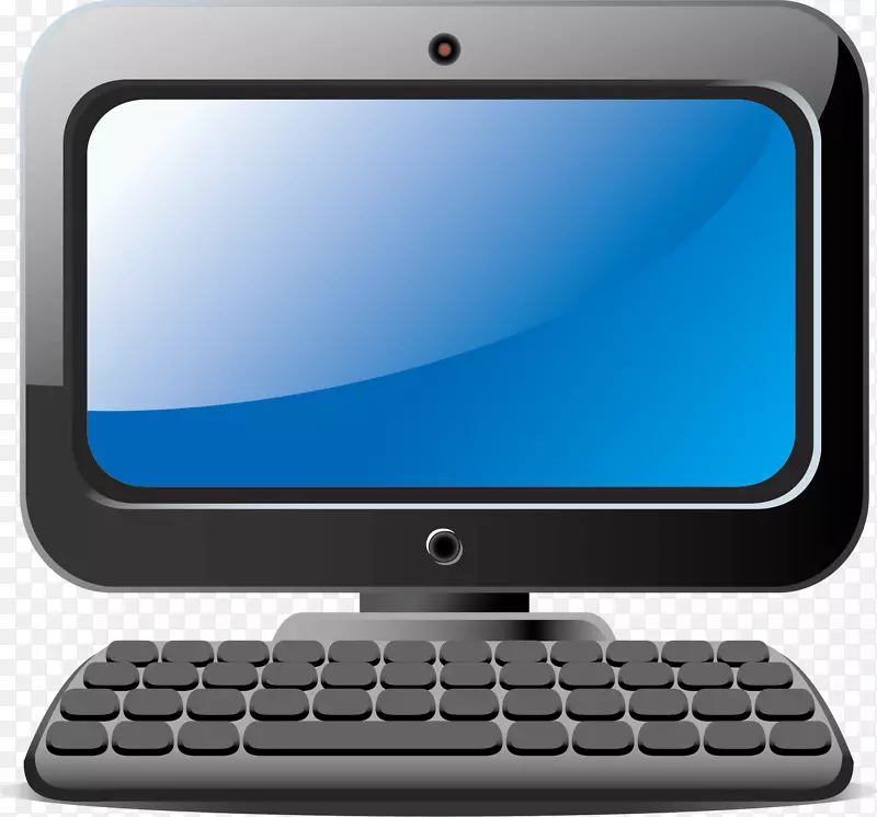上网本电脑键盘电脑硬件电脑显示器输出装置电脑png材料