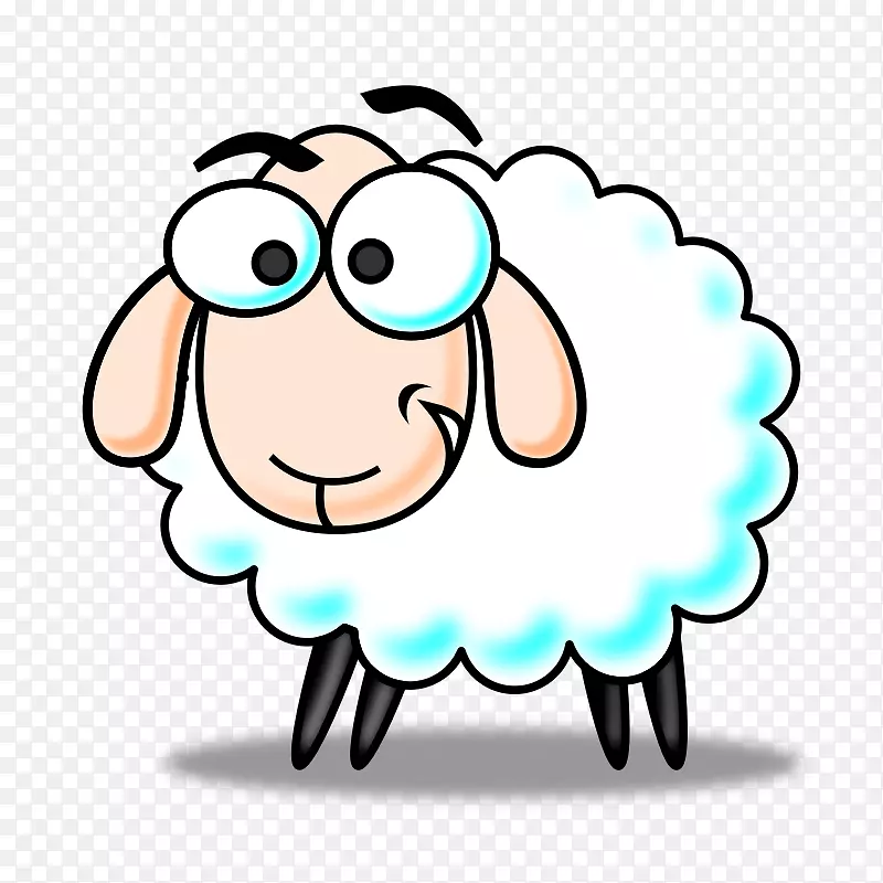 绵羊动画剪贴画-绵羊形象