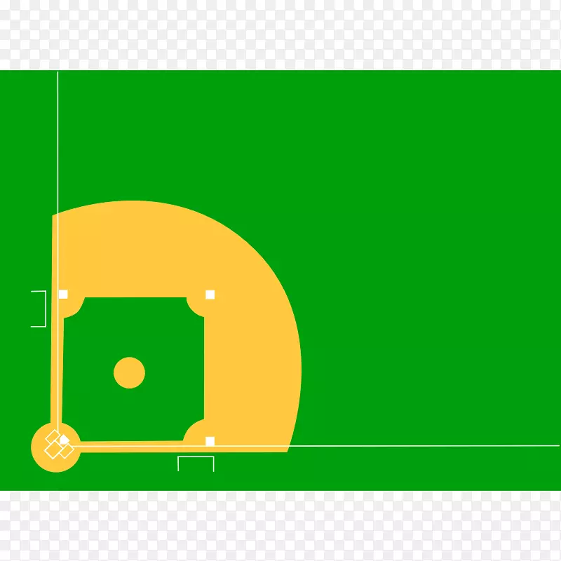 棒球场剪贴画.棒球场钻石图