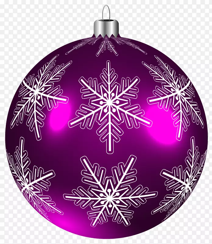 圣诞树剪贴画-紫色圣诞剪贴画