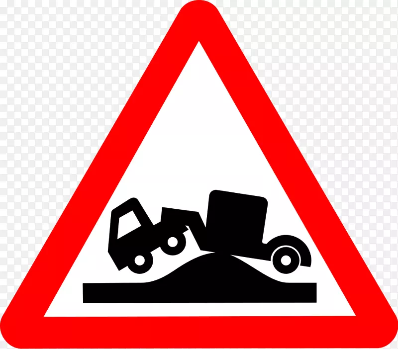 汽车交通标志卡车警告标志道路-道路标志模板