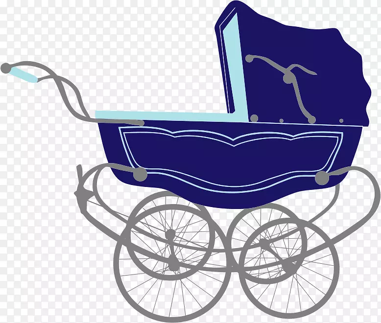 婴儿运输婴儿剪贴画.婴儿车夹板