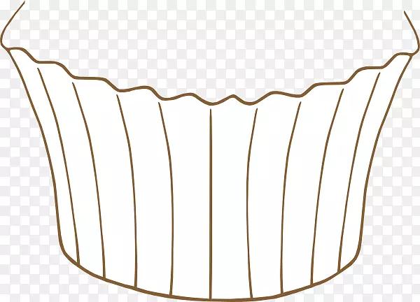 纸杯蛋糕焦炭-不含烤肉的内容夹艺术.底部剪贴画