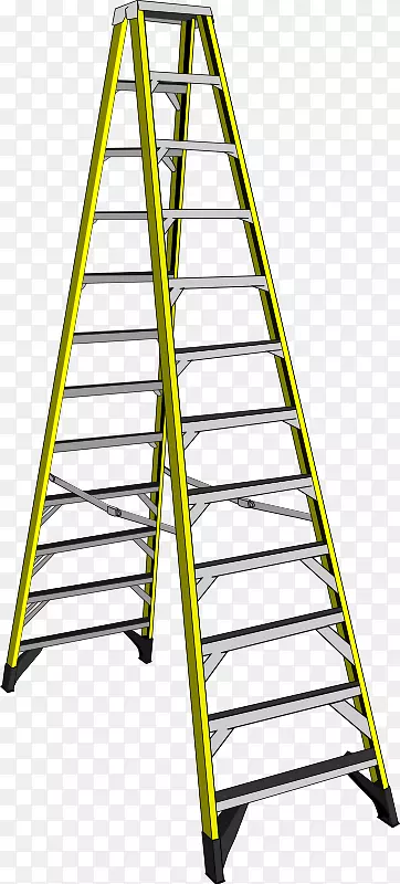 梯子沃纳公司铝玻璃纤维工具-雅各布的梯子