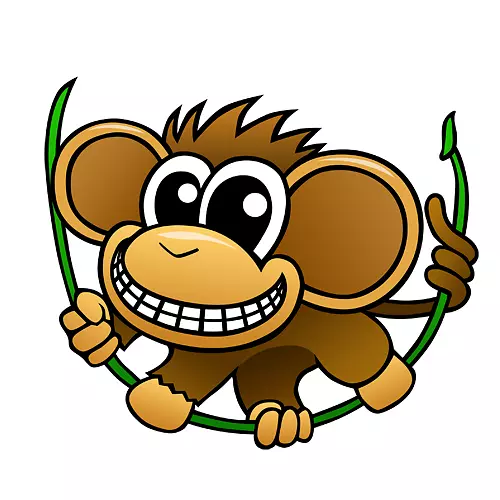 黑猩猩宝宝黑猩猩动画剪辑艺术卡通黑猩猩图片