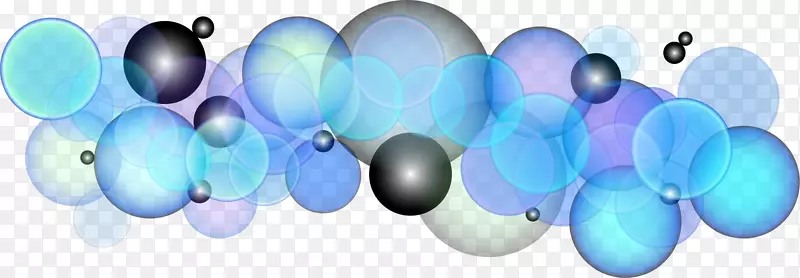 气球-梦想蓝色效应元素