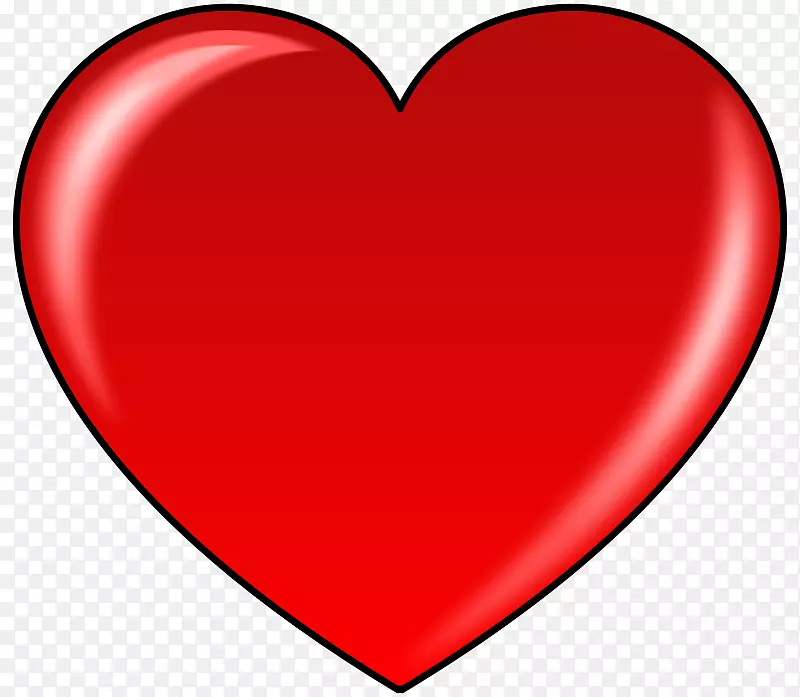 心红色电脑图标剪辑艺术-心脏图片