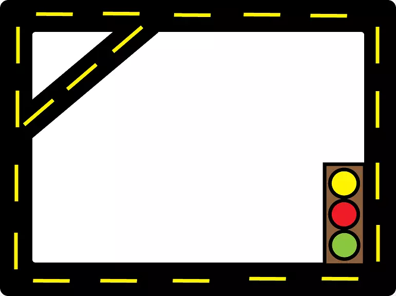 道路公路交通灯光剪辑艺术.红绿灯图片