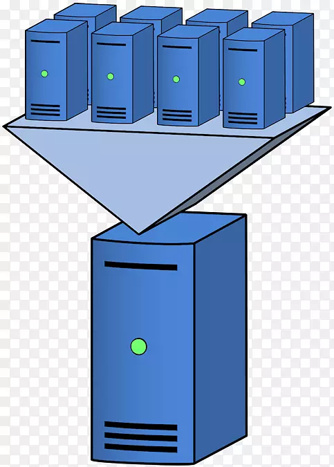 计算机服务器应用服务器数据库服务器剪贴画