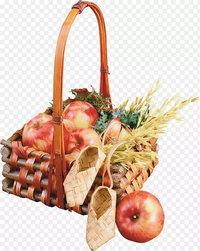 水果篮苹果夹艺术竹篮苹果