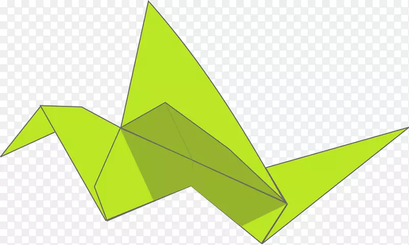 鹤纸折纸艺术飞鸟图