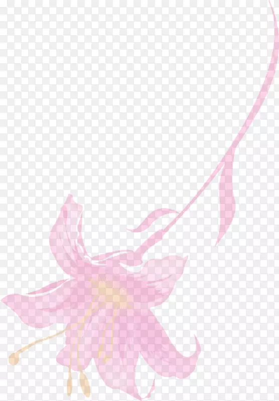 花瓣植物图-粉红色梦花
