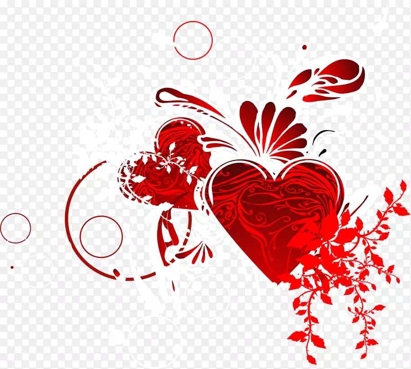 红色剪贴画-梦想红色爱情