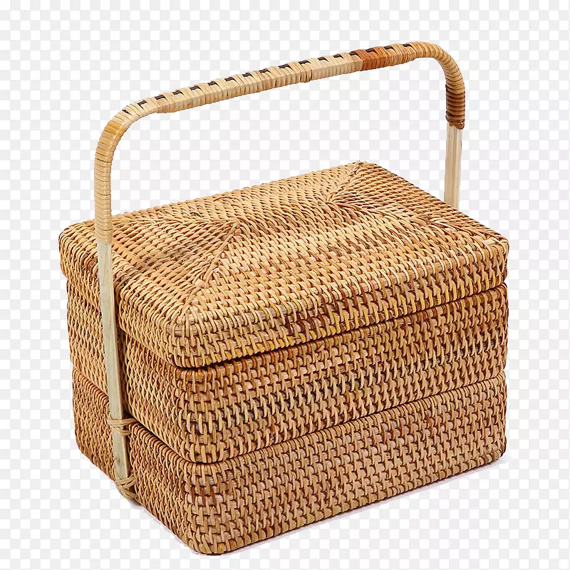 野餐篮竹子竹篮储藏箱