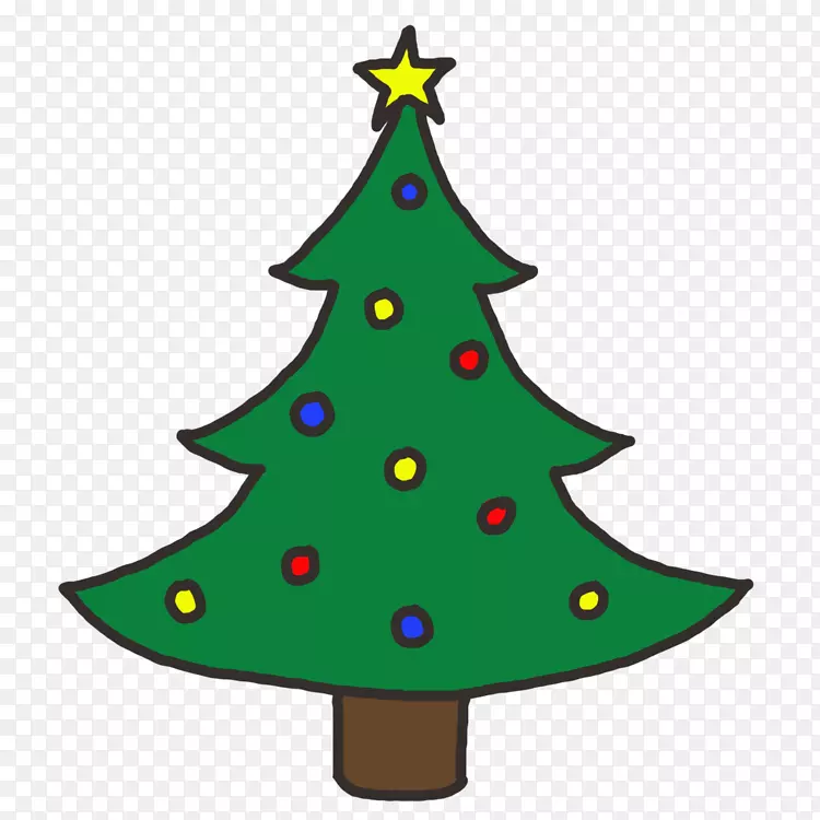 圣诞树免费内容剪贴画-钻组剪贴画