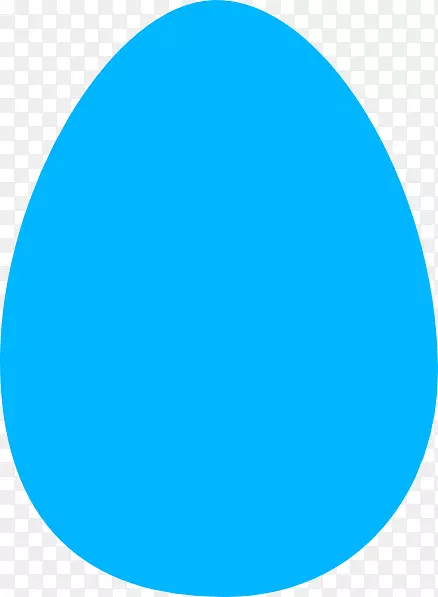 蓝色复活节彩蛋电脑图标剪贴画-蓝蛋剪贴画