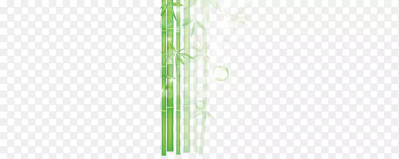 植物茎-卡通竹装饰