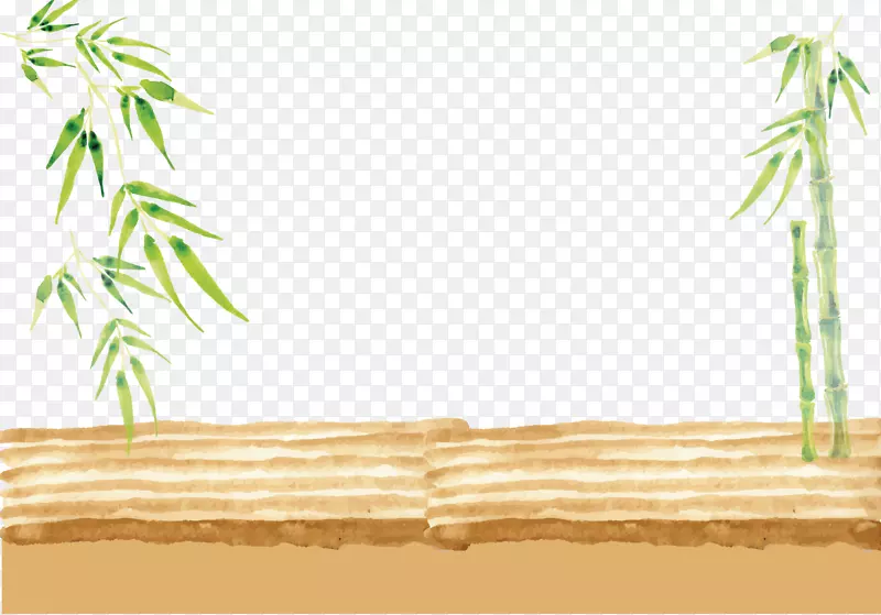 美之家-手绘绿竹