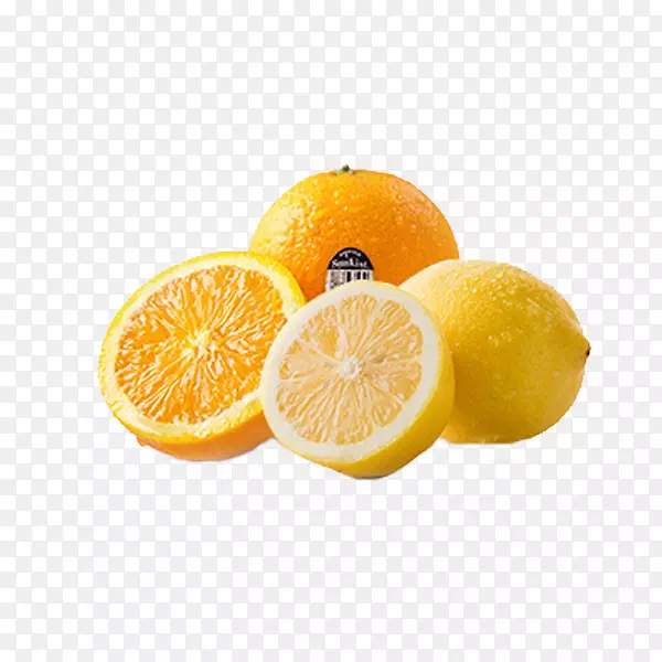 克莱门汀柠檬朗格普尔-四个黄色柠檬