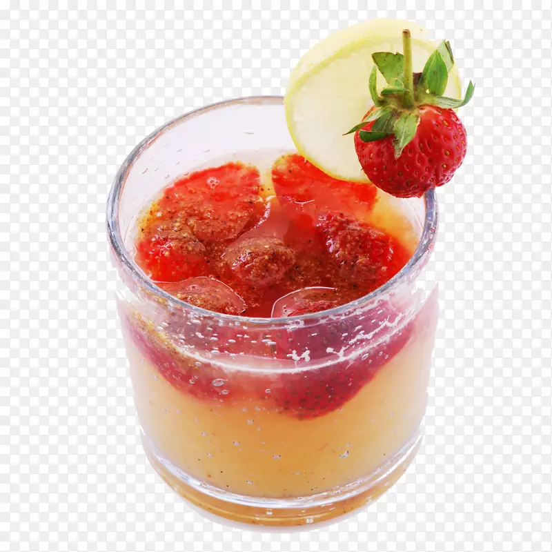 橙汁鸡尾酒草莓汁奶昔-实物，金橘柠檬汁，单页