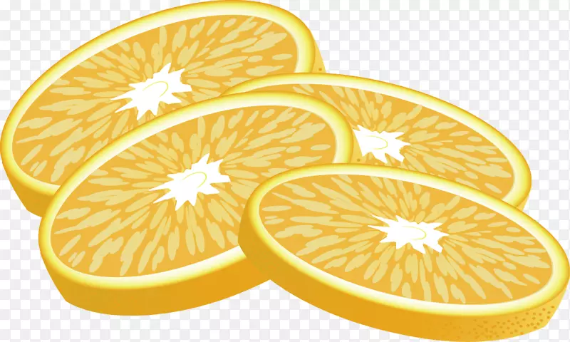 柠檬水果-柠檬片装饰设计