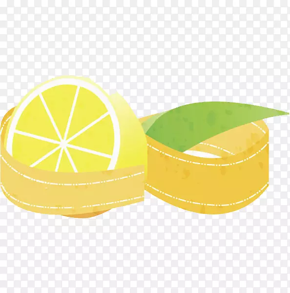 柠檬酸橙饮料黄手拉柠檬