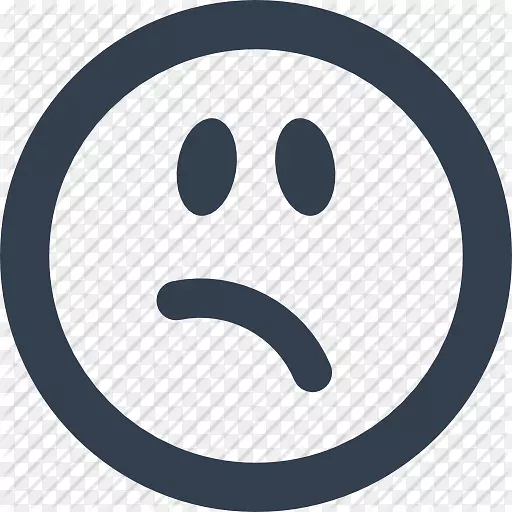 表情笑脸电脑图标悲伤剪贴画.困惑的微笑表情符号