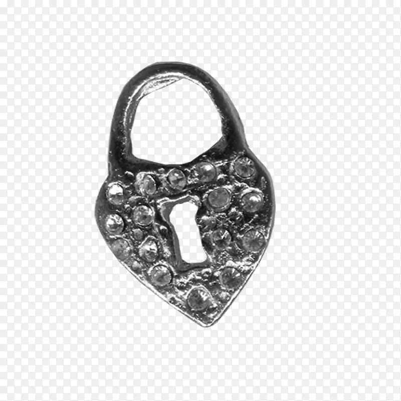 挂锁钥匙夹艺术-心脏锁