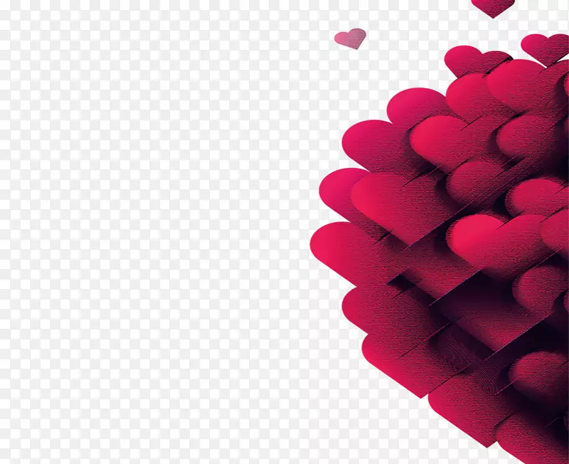 红心桌面壁纸情人节-红心