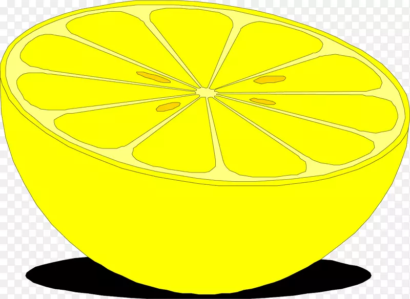 柠檬键石灰涂上柠檬