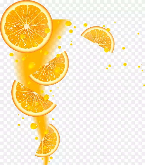 橙汁橘子柠檬-新鲜柠檬橙果实载体材料