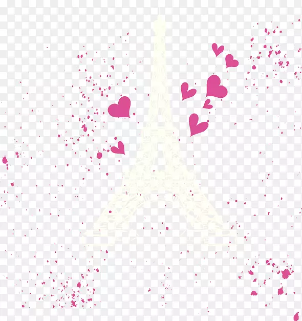 艾菲尔铁塔-浪漫的心影